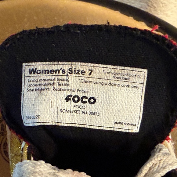 Women's 49ers Canvas Glitter Sneakers - Picture 7 of 8